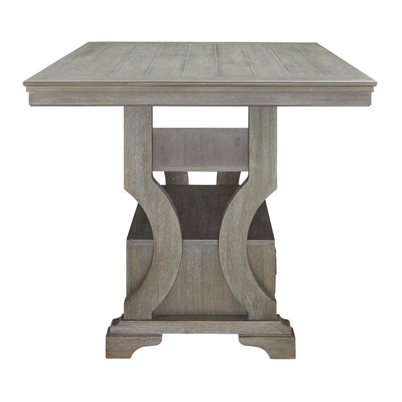 Signature Design by Ashley Moreshire Counter Height Dining Table with Pedestal Base D799-32 IMAGE 4