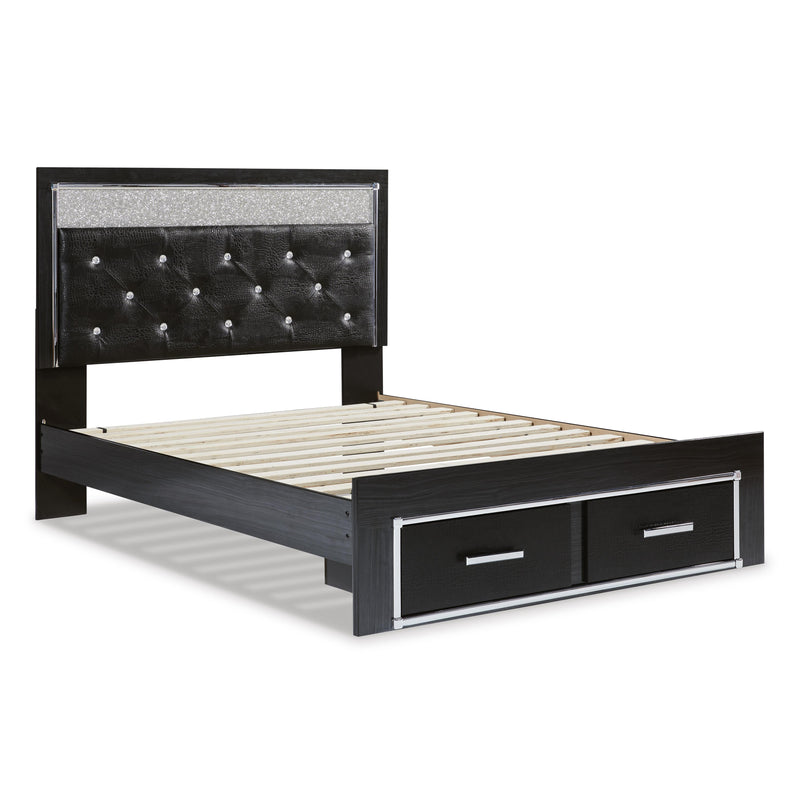 Signature Design by Ashley Kaydell Queen Upholstered Panel Bed with Storage B1420-157/B1420-54S/B1420-96 IMAGE 4