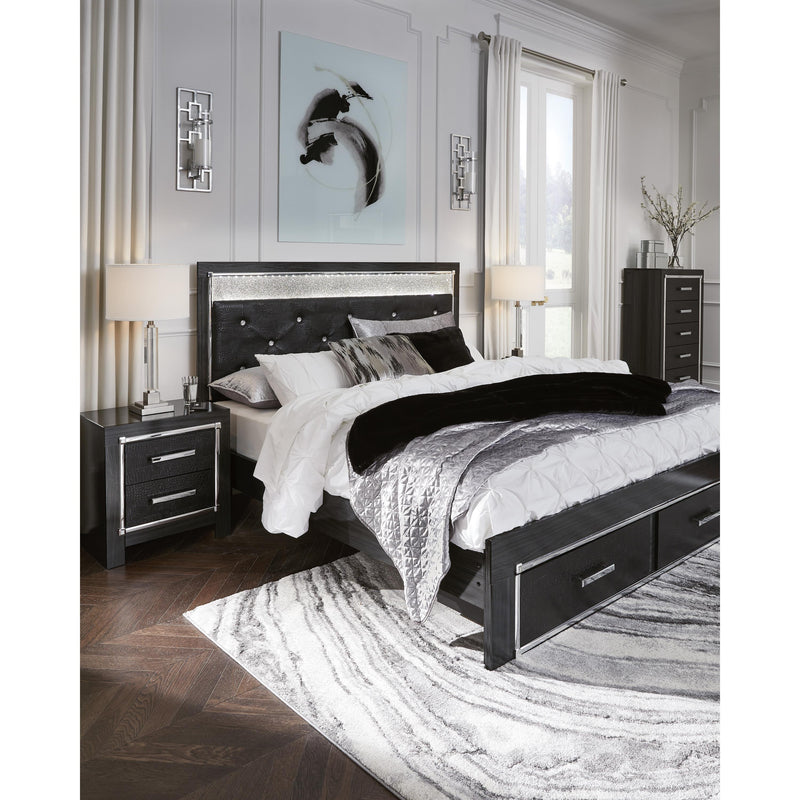 Signature Design by Ashley Kaydell King Upholstered Panel Bed with Storage B1420-158/B1420-56S/B1420-97 IMAGE 10