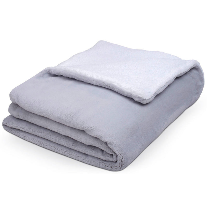 Hush Bedding Blankets 42X72-SHERPA-GR-8 IMAGE 1