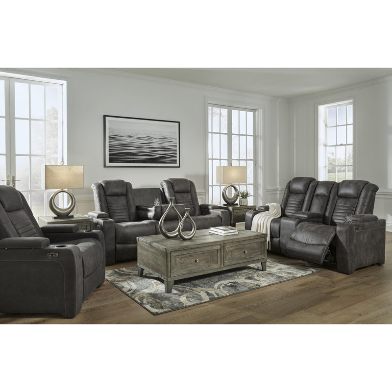 Signature Design by Ashley Soundcheck Power Reclining Leather Look Loveseat 3060618 IMAGE 16