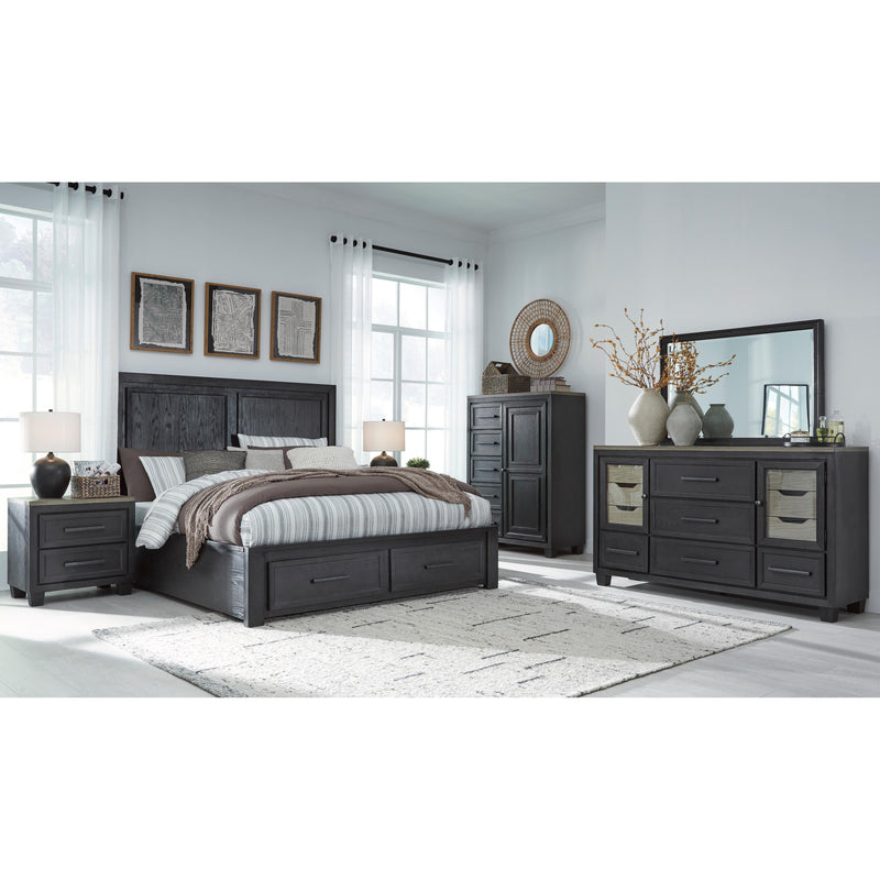 Signature Design by Ashley Foyland Queen Panel Bed with Storage B989-57/B989-54S/B989-96 IMAGE 10