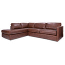 Decor-Rest Furniture Malibu Leather 2 pc Sectional Malibu 3068-41/3068-16 2 pc Sectional - ALL Leather IMAGE 2