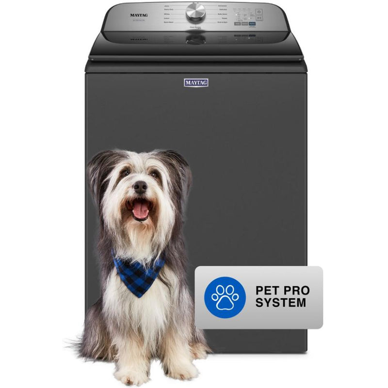 Maytag 5.5 cu. ft. Top Loading Washer with Pet Pro System TL MVW6500MBK IMAGE 1