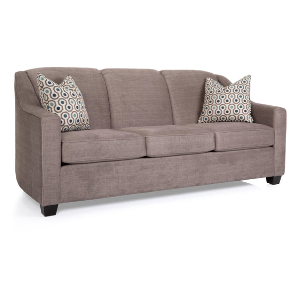 Decor-Rest Furniture Stationary Fabric Sofa 2934-SOFA-FENDI-WOOD-POLLO-NAVY IMAGE 1