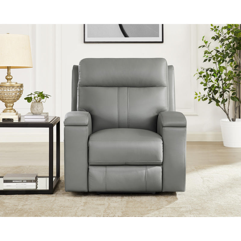 Amax Leather Sullivan Power Leather Recliner 7076W-10P2Z-2517 IMAGE 2