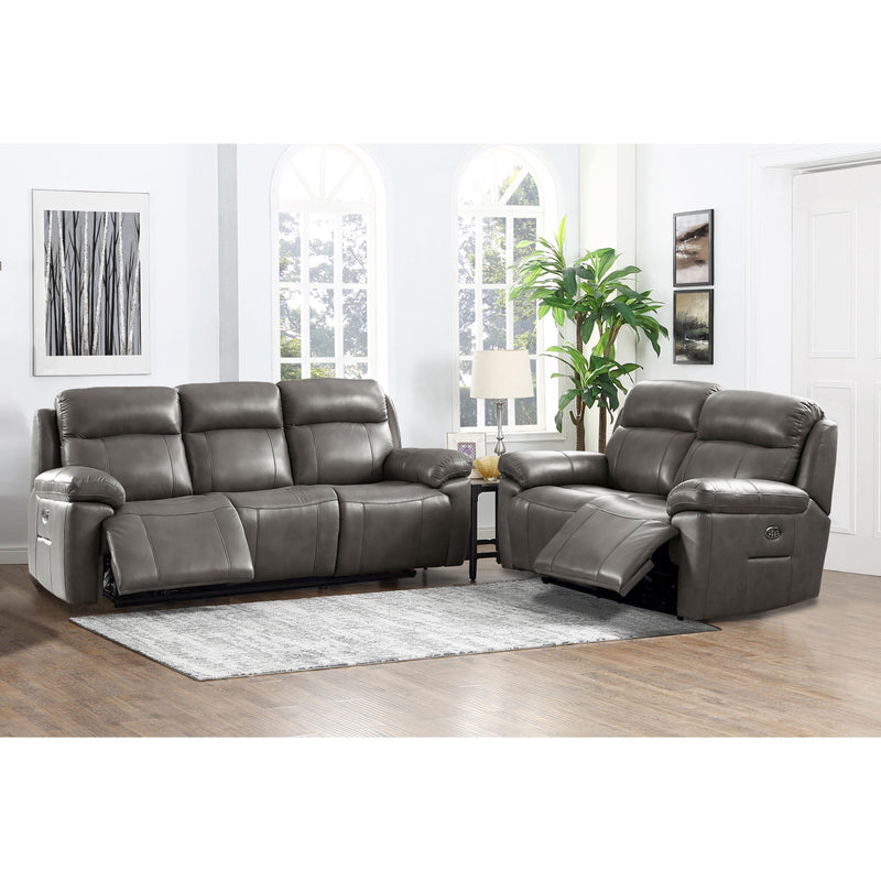 Amax Leather Sydney Power Reclining Leather Sofa 6565-30P3Z-2131A-1S/6565-30P3Z-2131A-2B IMAGE 4