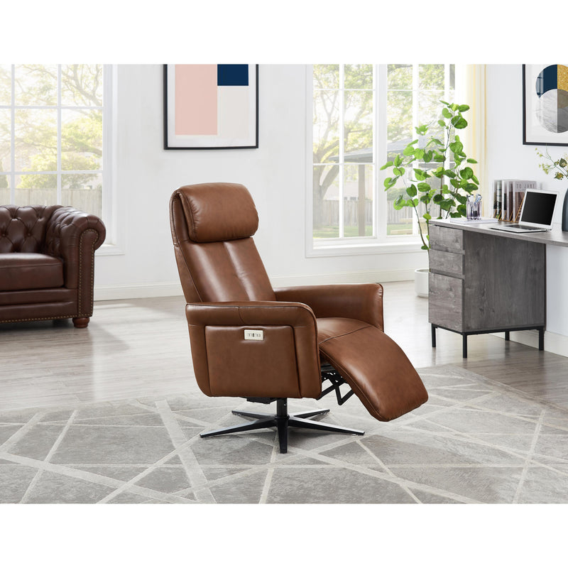 Amax Leather Tulip Power Swivel Leather Recliner 8001S-10PSB-1566A IMAGE 6