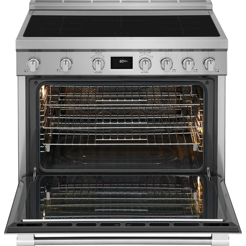 Frigidaire Professional 36-inch Freestanding Induction Range with Convection Technology PCFI3670AF IMAGE 4