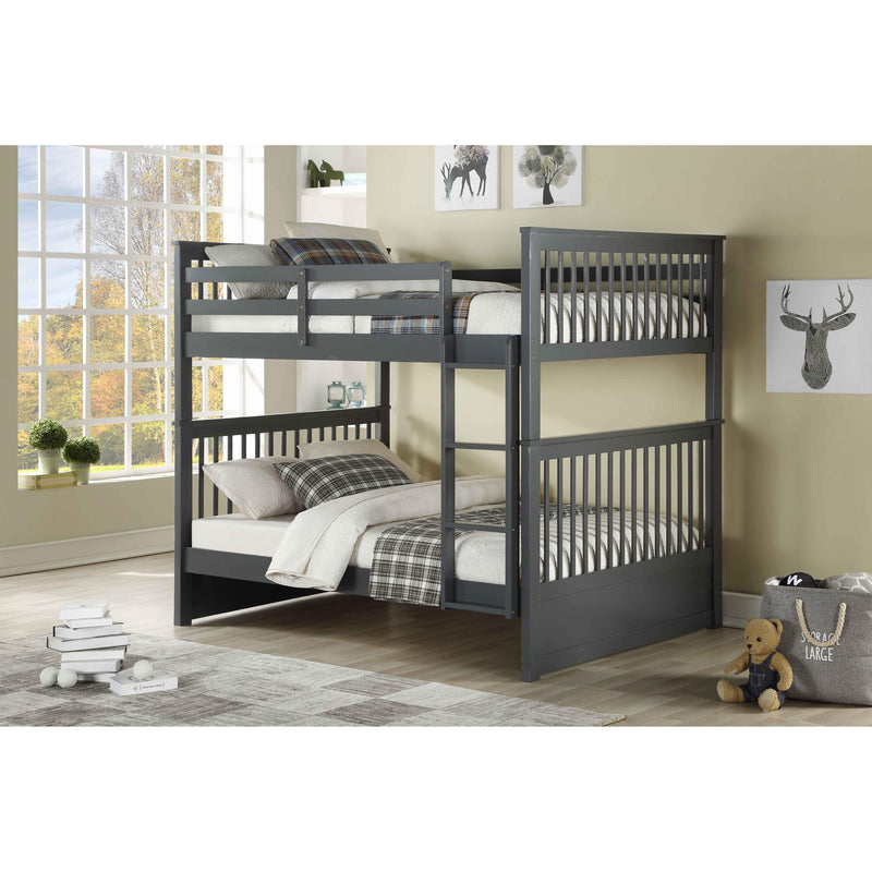 IFDC Kids Beds Bunk Bed B-123-G IMAGE 1