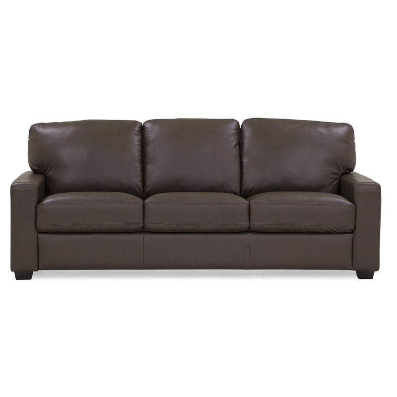 Palliser Westend Stationary Leather Sofa 77322-01-CLASSIC-ACORN IMAGE 2