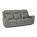 Palliser Asher Power Reclining Leather Sofa 41065-61-BALI-MARBLE IMAGE 1