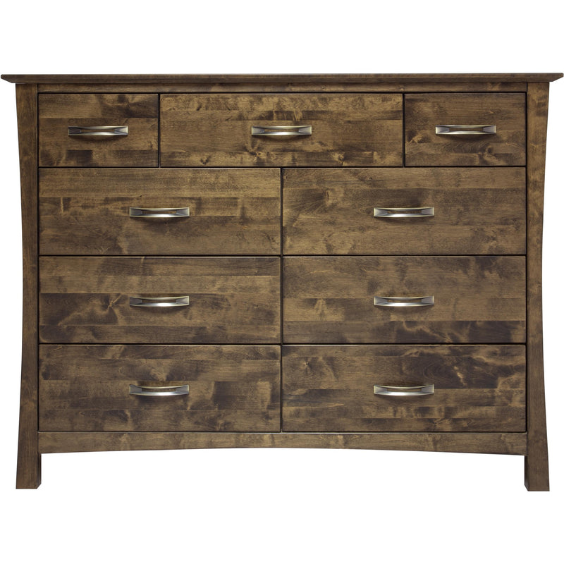 Mako Wood Furniture Megan 9-Drawer Dresser Megan M-6000-40-9-D Dresser - Brindle Brown IMAGE 1