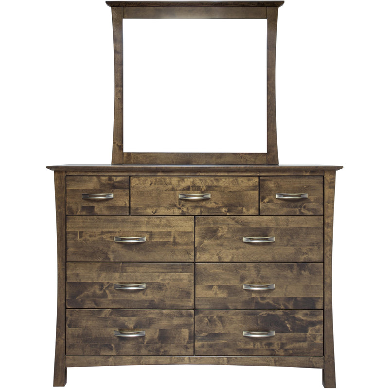 Mako Wood Furniture Megan 9-Drawer Dresser Megan M-6000-40-9-D Dresser - Brindle Brown IMAGE 3