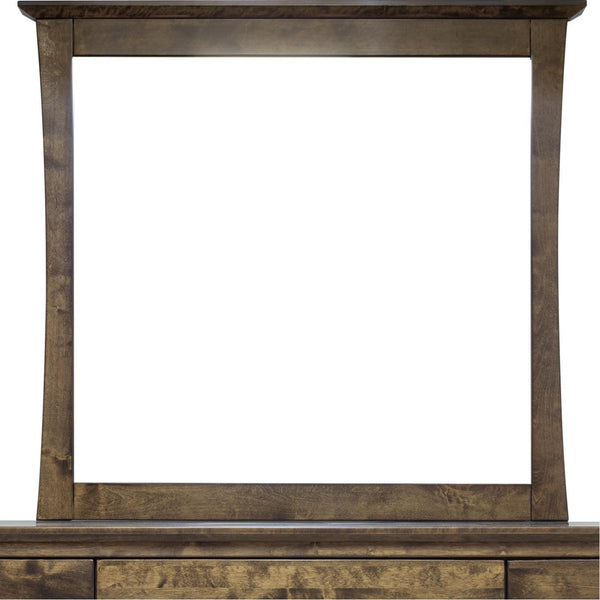 Mako Wood Furniture Megan Dresser Mirror Megan M-6000-50 Dresser Mirror - Brindle Brown IMAGE 1