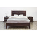 Mako Wood Furniture Ella Queen Platform Bed Ella 6200-Q Queen Platform Bed - Chocolate IMAGE 2