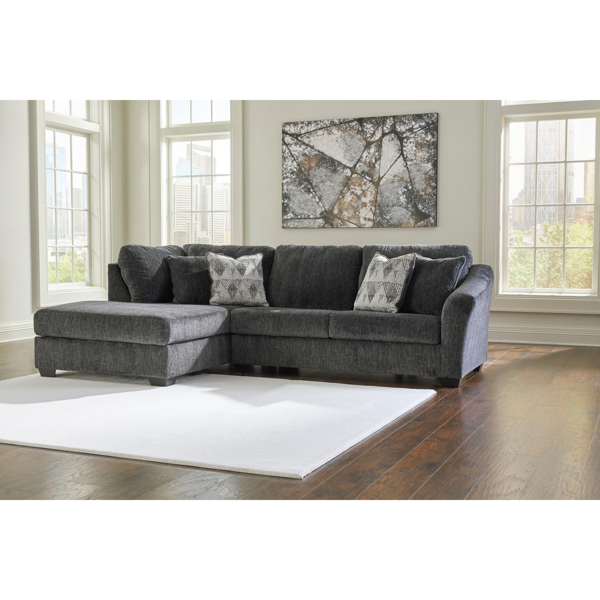 Signature Design by Ashley Biddeford 35504S1 2 pc Sectional with Chais