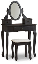 Signature Design by Ashley Vinyard 3-Drawer Vanity Set B128-122