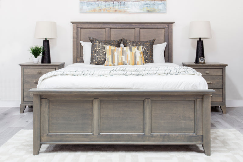 Mako Wood Furniture Acer Queen Panel Bed M-5800-Q