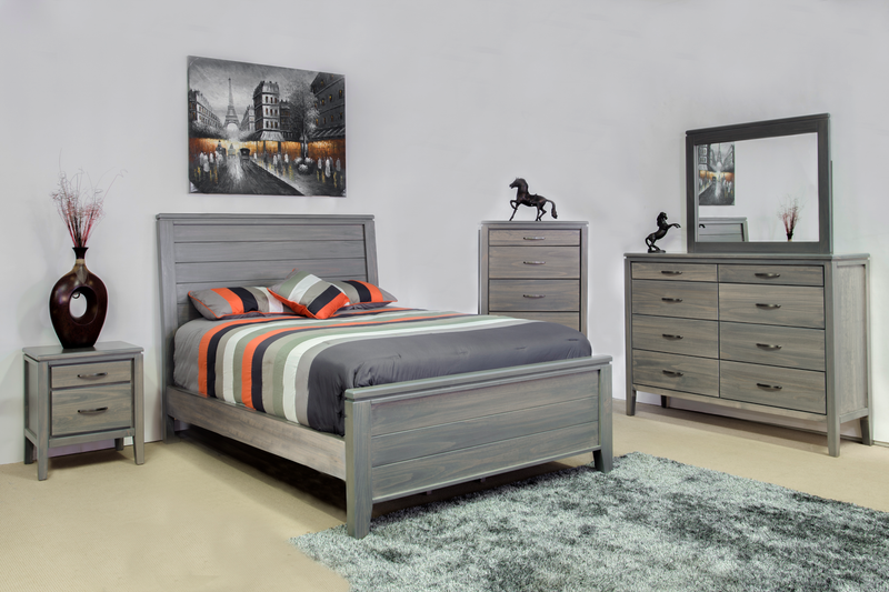 Mako Wood Furniture Robina King Bed 4300-K-HB/FB/R/SLT-King